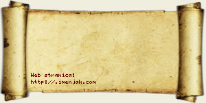 Nadja Parandilović vizit kartica